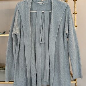 Barefoot Dreams Cozychic Lite Ribbed, Belted Cardigan Sz. M